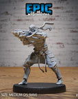 Fire Style Kung Fu Master - 3d Printed by Epic Miniatures