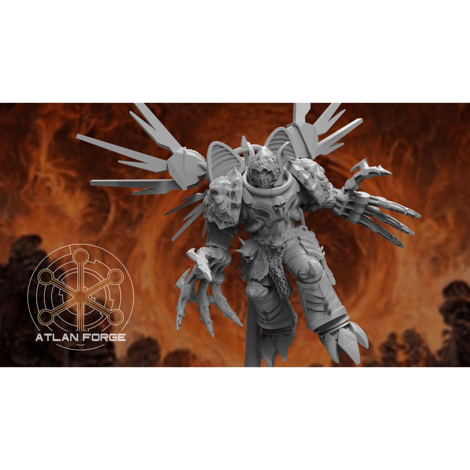 Nekramoroi Spiridus (Devil&#39;s Messengers) - 5 Model Modular Unit 3d Printed Miniature