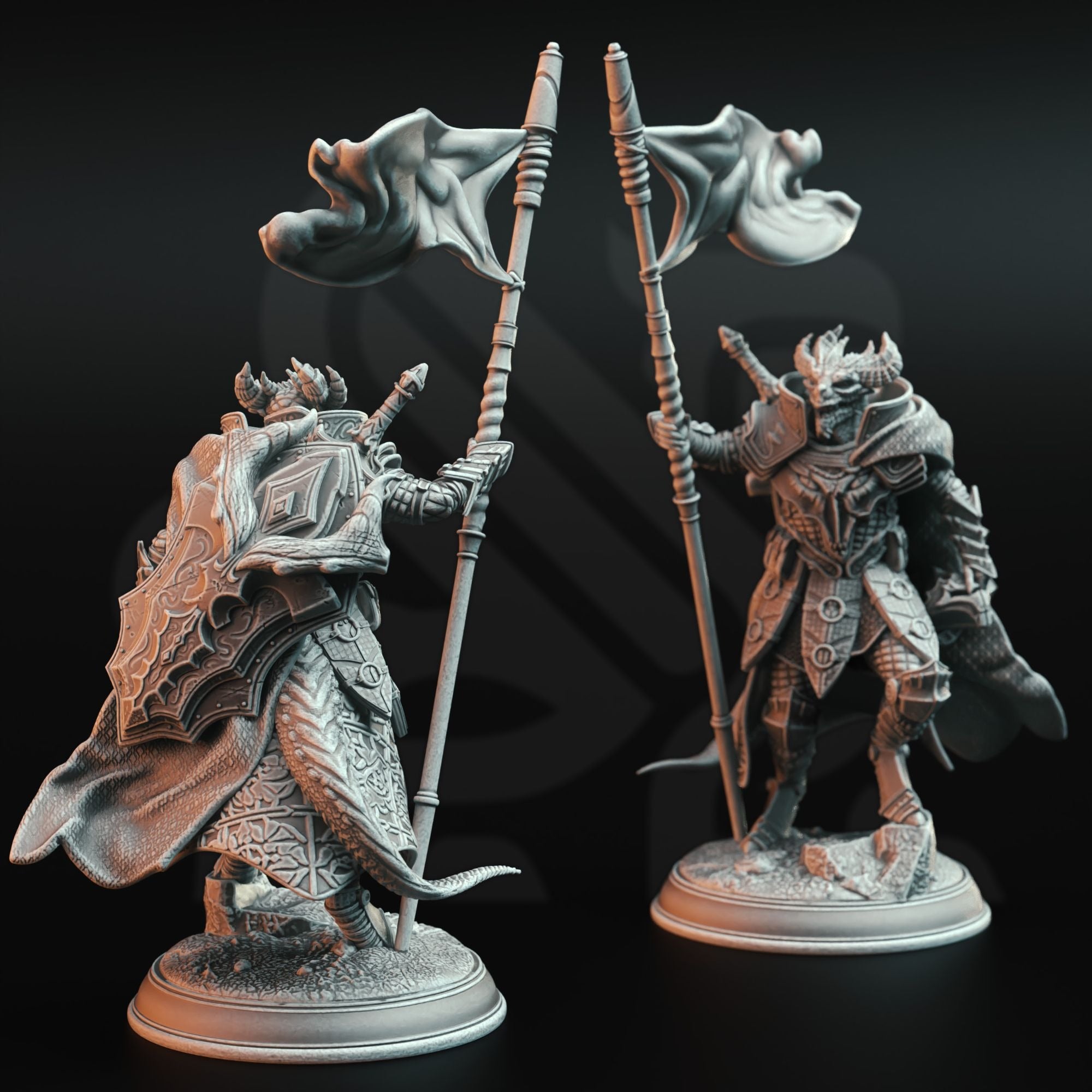 Horakthar - Dragon Commander - 3d Printed Miniature by DM Stash