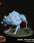 Beathan the Druid, Dire Wolf Form - 3d Printed Miniature by Crippled God Foundry