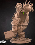 Ogre Chef - 3d Printed Miniature by Bite the Bullet