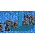 Dragonimals Wave 2 - 3d Printed Miniature by SeaHorse3d