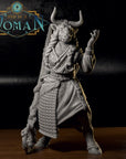 Minotaur Druid - Liosa Windhoof - 3d Printed Miniature by DND Is A Woman