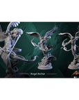 Angelic Archer 75mm Scale Statuette - Better the Devil You Know - 3d Printed Miniature Sculpted by White Werewolf Tavern