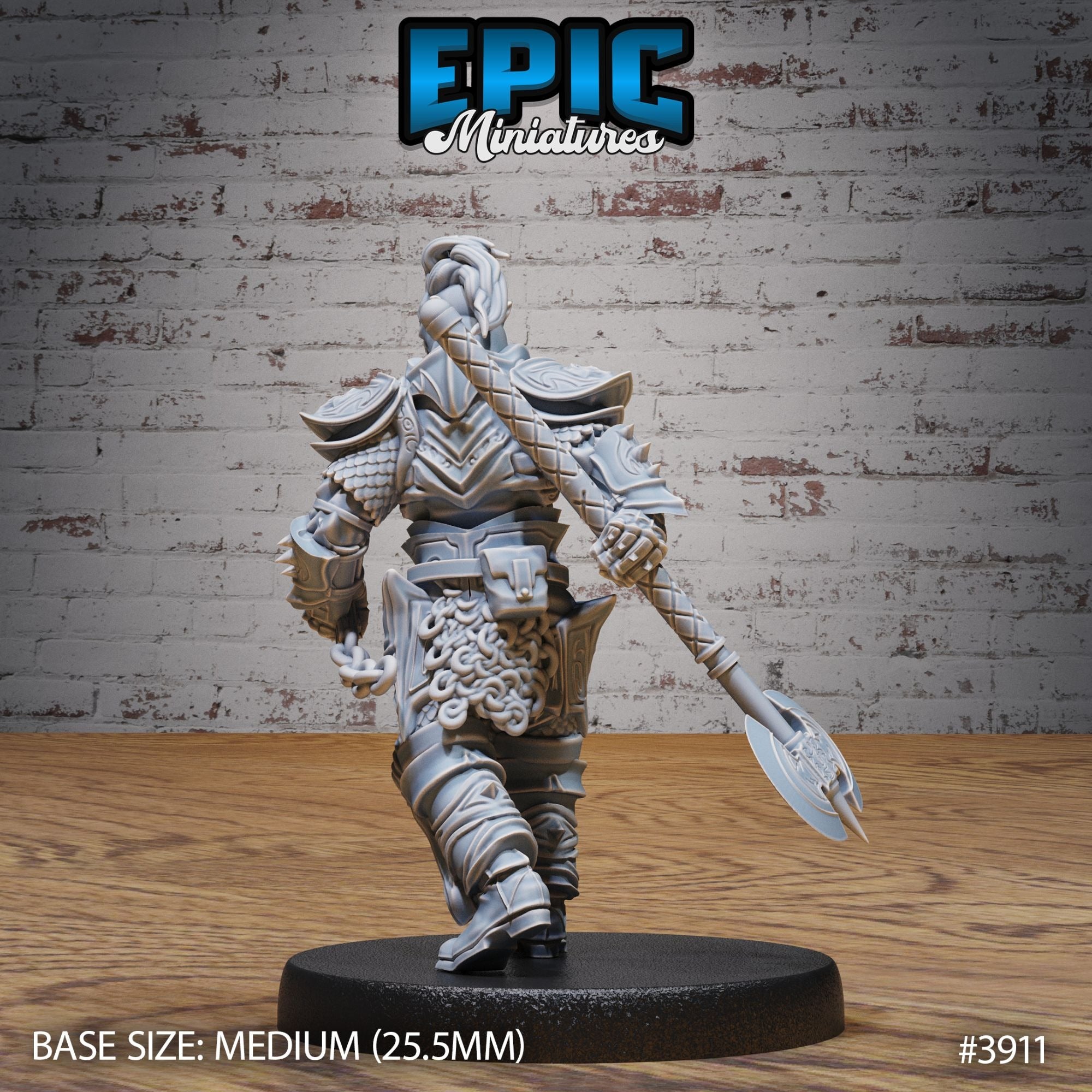 Black Guard Orc - 3d Printed by Epic Miniatures