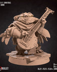 Owlfolk Bard - 3d Printed Miniature by Bite the Bullet