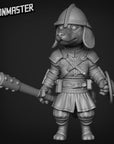 Female Dachsund Warrior - 3d Printed Miniature by Goon Master Games