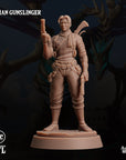 Human Gunslinger - Tomb of Extinction - 3d Printed Miniature by Arcane Minis