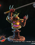 Osoroshi the Tyrant BUST - 3d Printed Miniature by Crippled God Foundry