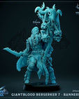 Giantblood Berserker - 3d Printed Miniature Sculpted by Mammoth Factory