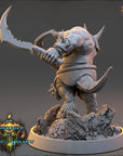 Arraz Decza - Goreborn of Carcass Hollow - 3d Printed Miniature sculpted by Daybreak Miniatures