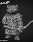 Badger Archer - 3d Printed Miniature by Goon Master Games