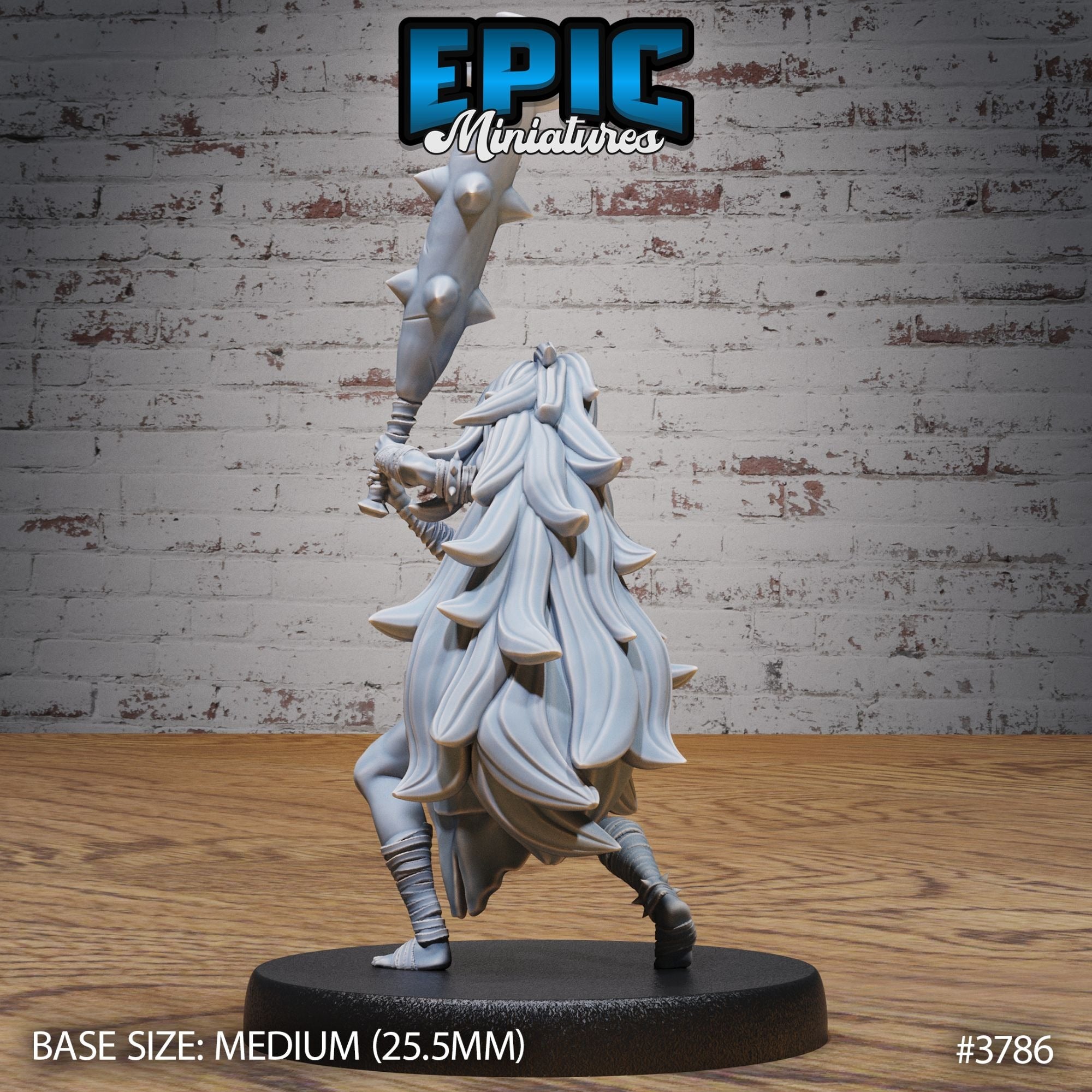 Blue Oni Girl - 3d Printed by Epic Miniatures