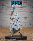 Blue Oni Girl - 3d Printed by Epic Miniatures