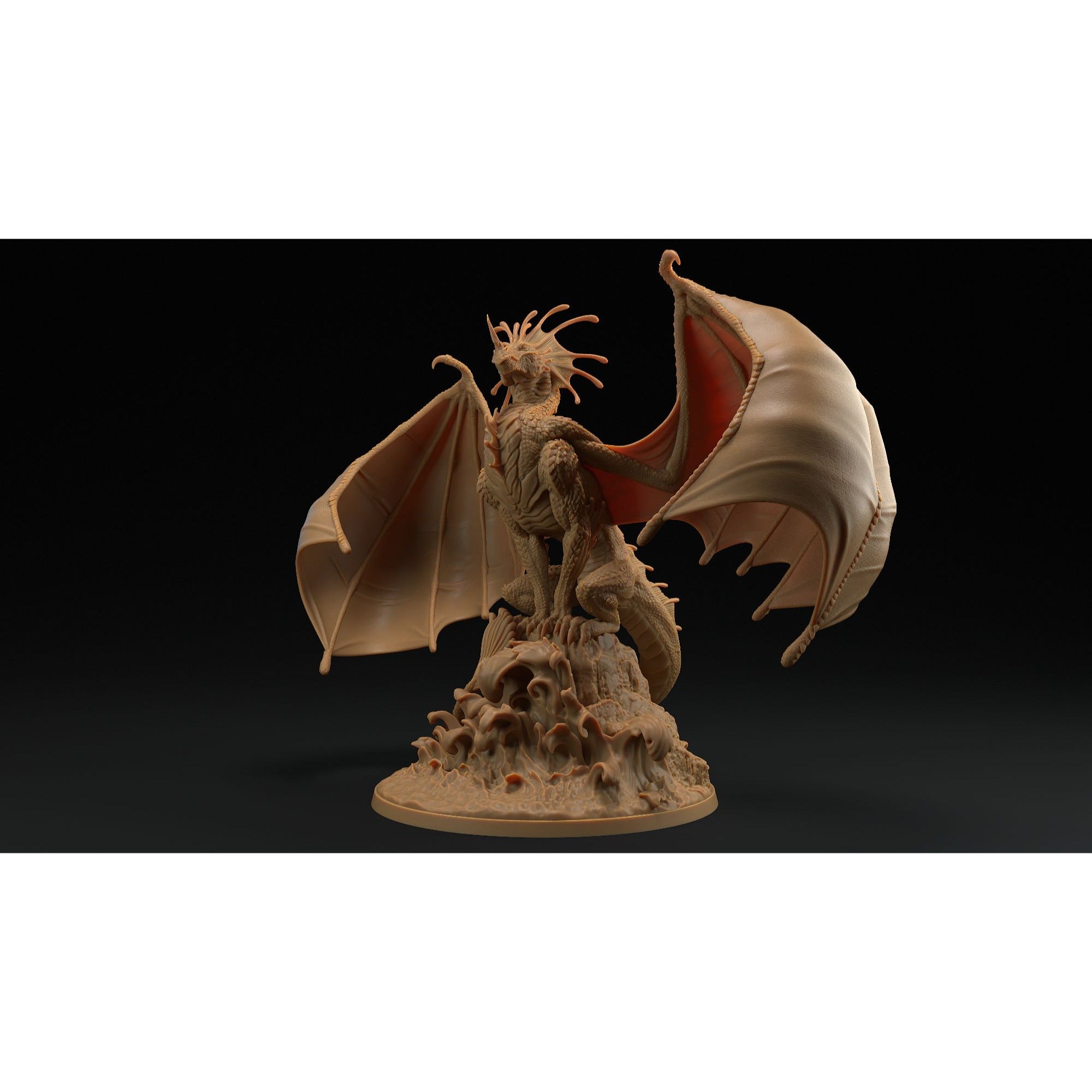 Vellithrax, the Tempest Tyrant - 3d Printed Miniature by Dragon Trappers Lodge