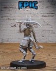 Jackalwere Female - 3d Printed Miniature Sculpted by Epic Miniatures