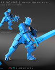 Sword Infantry - Azure Bound - 3d Printed Miniature by Blue Wyvern