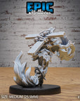 Fire Ghost Skeleton - 3d Printed by Epic Miniatures