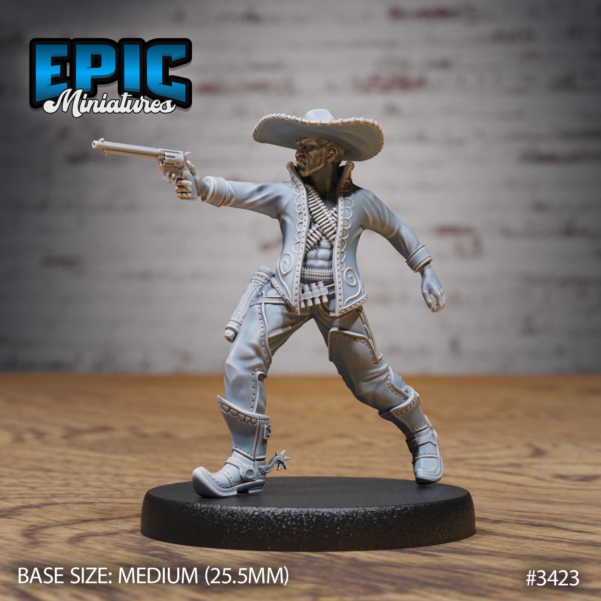 Wild West Bandit - 3d Printed by Epic Miniatures