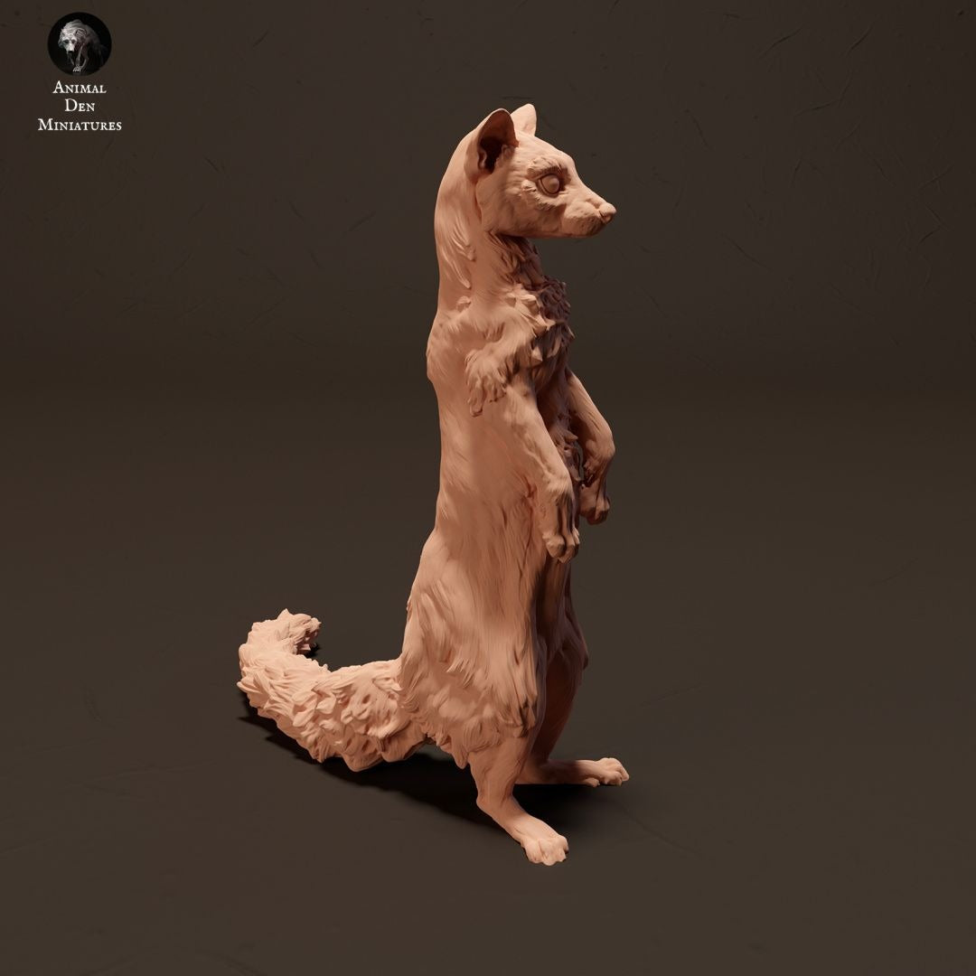 Common Genet - 3d Printed 1/24 Scale Miniature by Animal Den