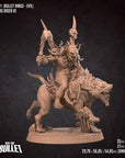 Orc Warg Riders - Bullet Rings: Evil- 3d Printed Miniature sculpted by Bite the Bullet