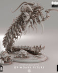 Centipede Queen - Deep Hive - 3d Printed Miniature by OshounaMinis