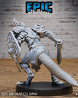 Serpent Folk - 3d Printed Miniature Sculpted by Epic Miniatures