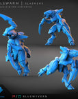 Slasher - Fellswarm - 3d Printed Miniature by Blue Wyvern