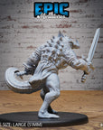 Crocodile Champion - 3d Printed by Epic Miniatures