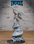 Naga Sorcerer - 3d Printed Miniature Sculpted by Epic Miniatures