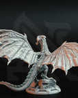 Rokarthion "The Red Tyrant" - Ancient Red Dragon - 3d Printed Miniature by DM Stash