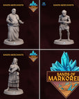 Sands Merchants - 3d Printed Miniature Sculpted by Wishgate Studios