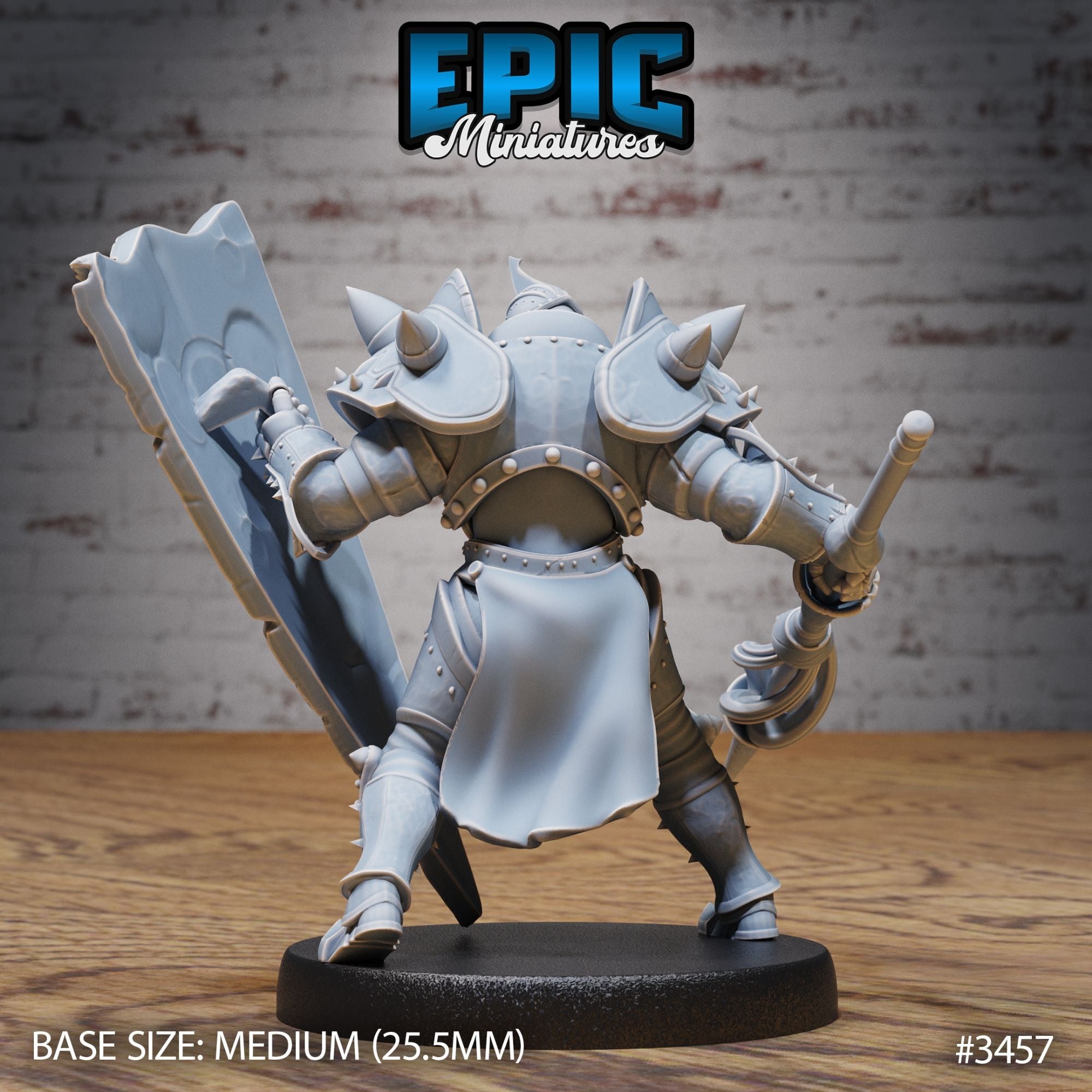 Heart Knight - 3d Printed by Epic Miniatures