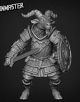 Black Goat Marauders with swords - 3d Printed Miniature by Goon Master Games