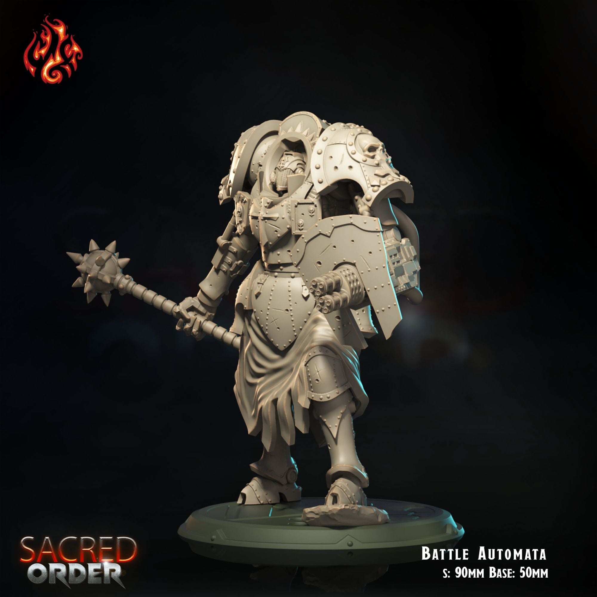 Battle Automata - Sacred Order - 3d Printed Miniature by Crippled God Foundry