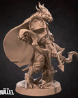 Dragonborn Ranger - 3d Printed Miniature sculpted by Bite the Bullet