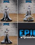 Dark Elf Domina - 3d Printed Miniature Sculpted by Epic Miniatures