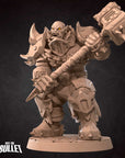 Orc Warlord - 3d Printed Miniature by Bite the Bullet