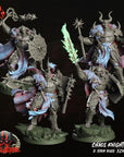 Chaos Knights - 3d Printed Miniature by Crippled God Foundry