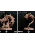 Ranaos Salamander - Dino Domination - 3d Printed Miniature Sculpted by Sordane Publishing