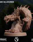 Ranaos Salamander - Dino Domination - 3d Printed Miniature Sculpted by Sordane Publishing