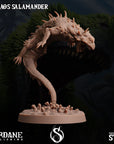 Ranaos Salamander - Dino Domination - 3d Printed Miniature Sculpted by Sordane Publishing