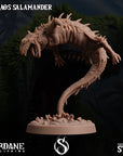 Ranaos Salamander - Dino Domination - 3d Printed Miniature Sculpted by Sordane Publishing