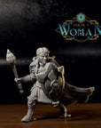 Dwarf Cleric - Astra - 3d Printed Miniature by DND Is A Woman