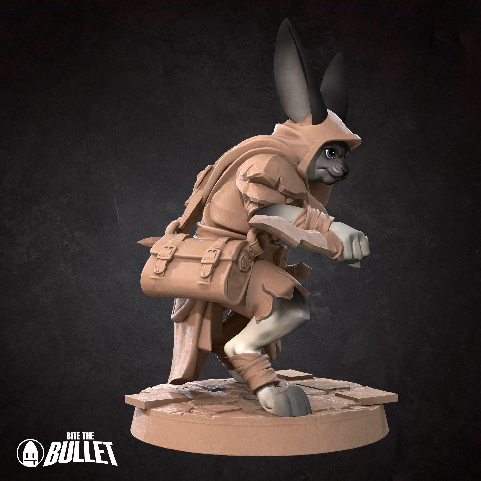 Harengon Rogue - 3d Printed Miniature by Bite the Bullet