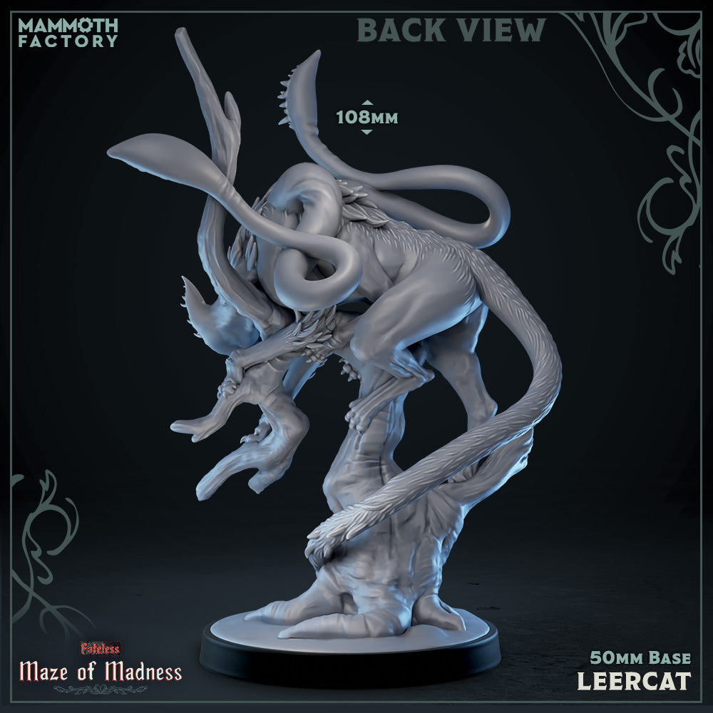 a statue of a creature with a large head