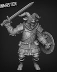 Black Goat Marauders with swords - 3d Printed Miniature by Goon Master Games