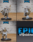 Iron Mind Warrior - 3d Printed Miniature Sculpted by Epic Miniatures