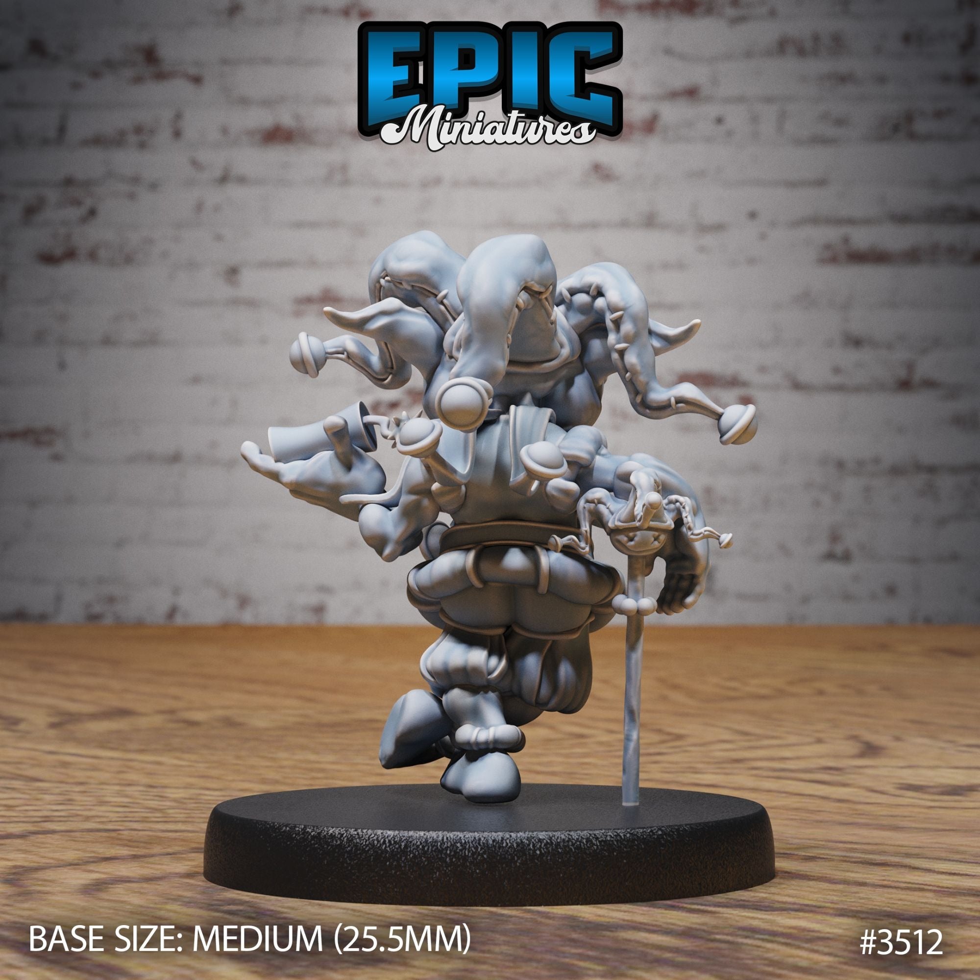 Goblin Clown - 3d Printed by Epic Miniatures