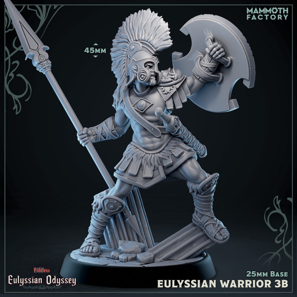 a statue of a warrior holding a large axe